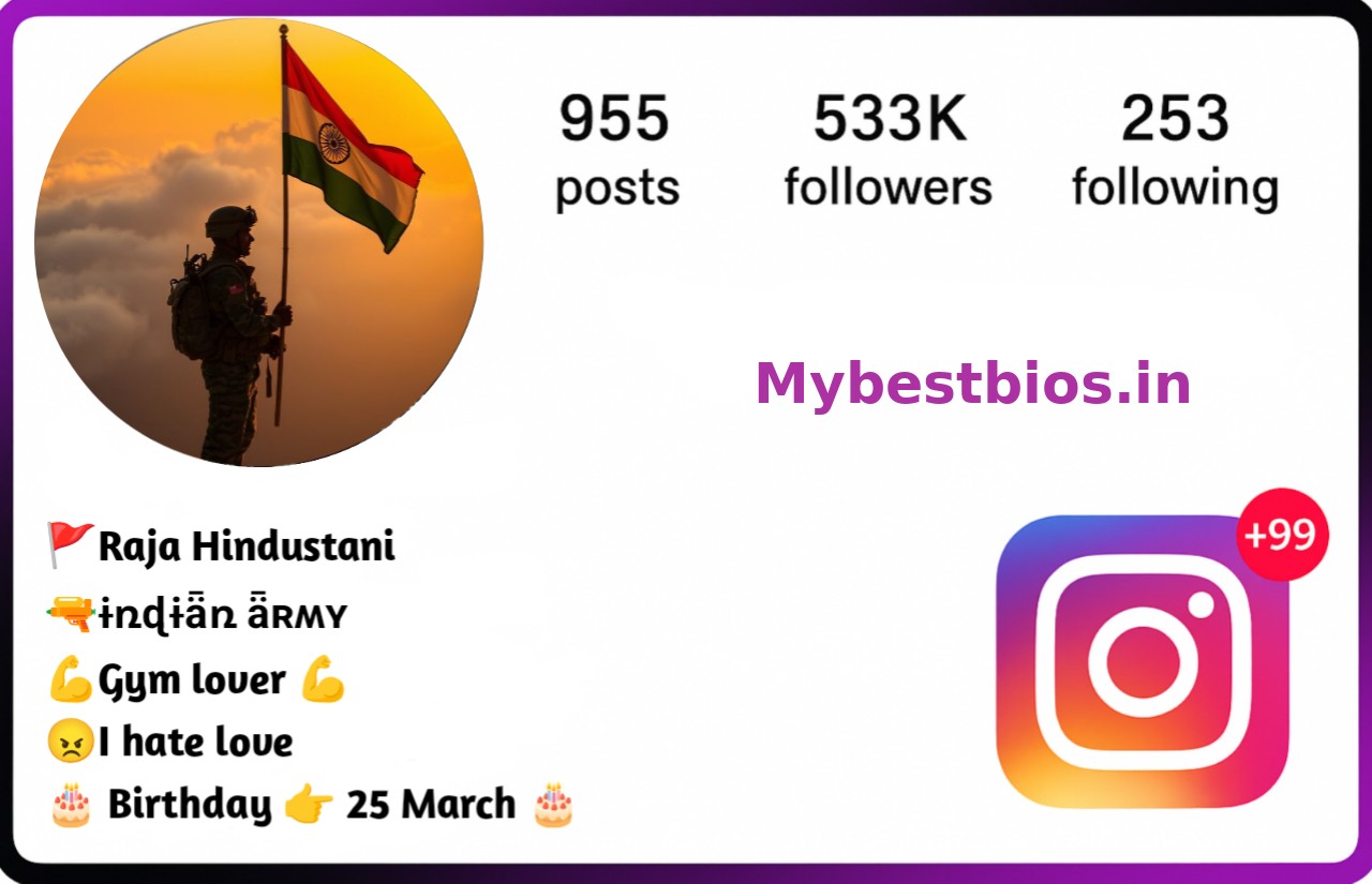 Army Bio For Instagram 1