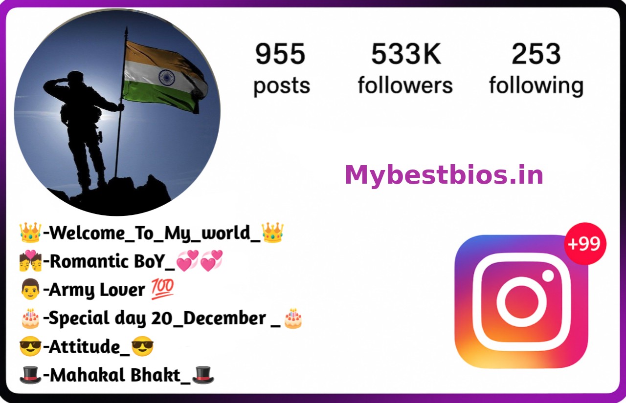 Army Bio For Instagram