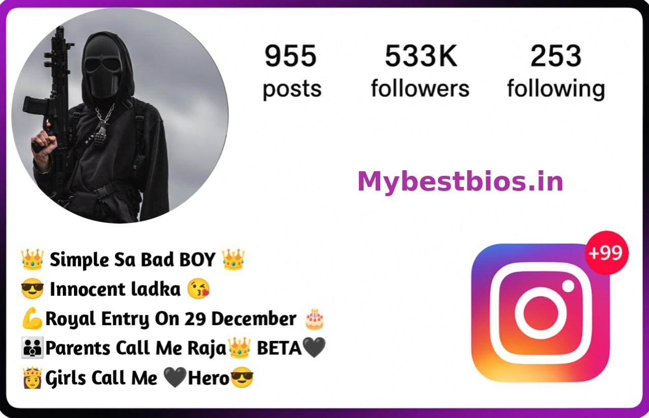 Bad Boy Bio For Instagram 1