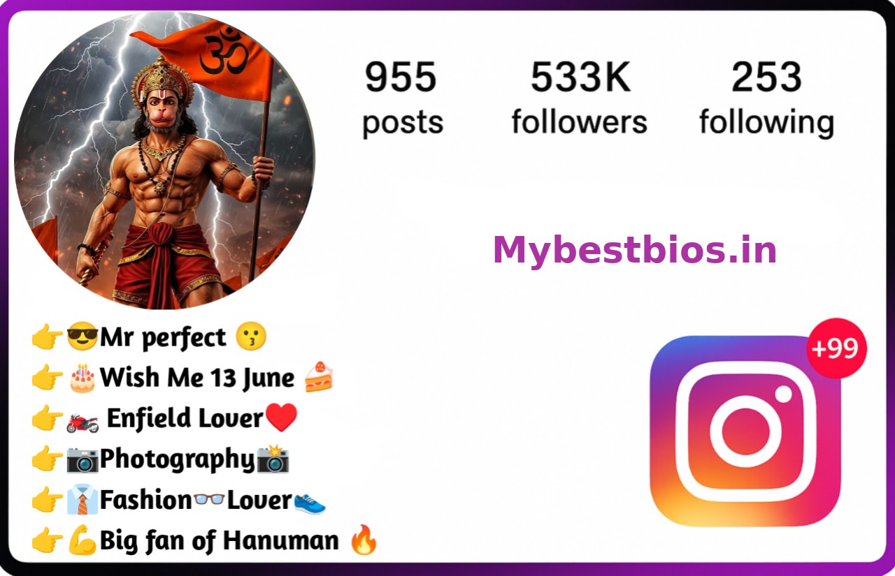 Bajrang Dal Bio For Instagram