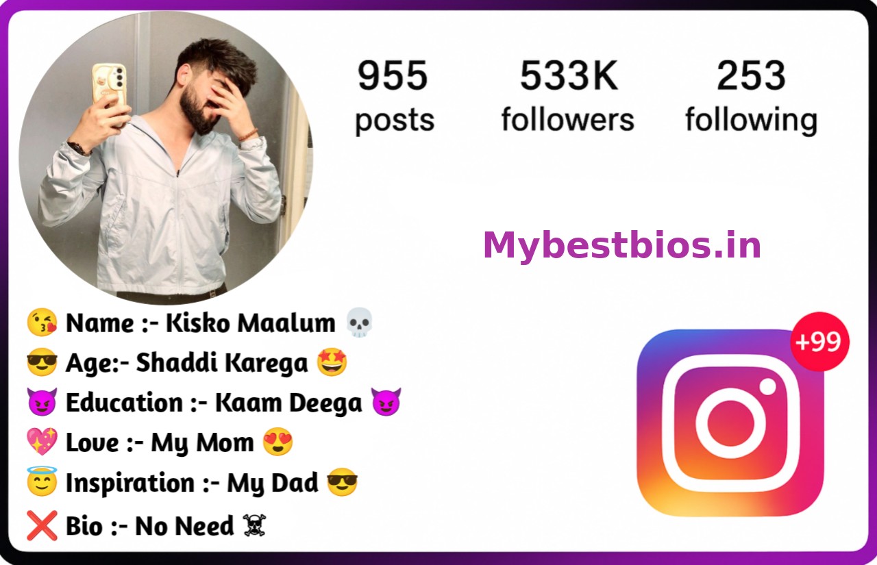 Instagram Bio For Boys 3