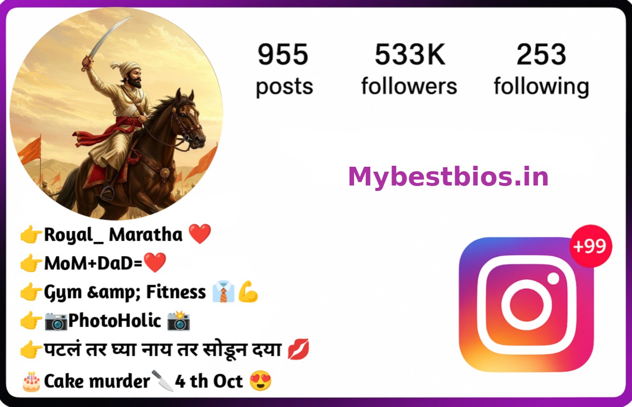 Instagram Bio in Marathi