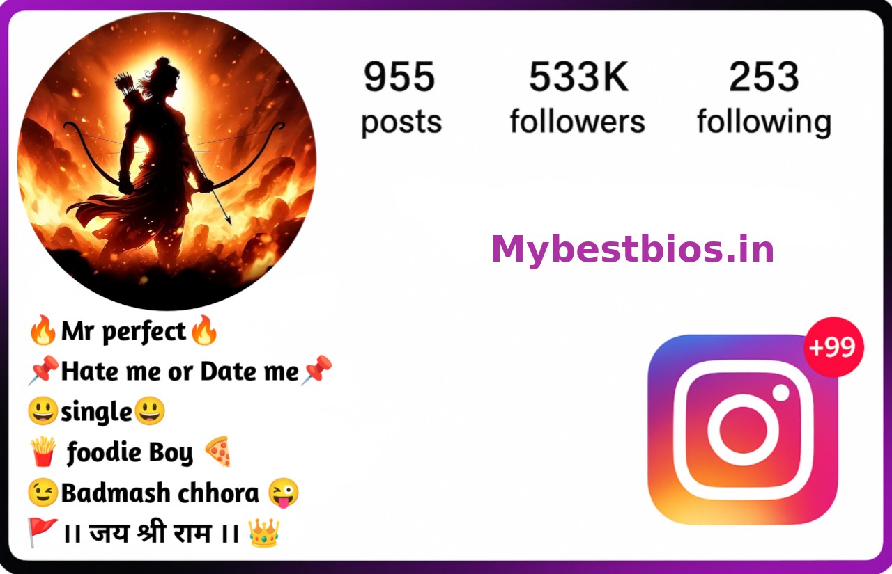 Jai Shree Ram Bio For Instagram