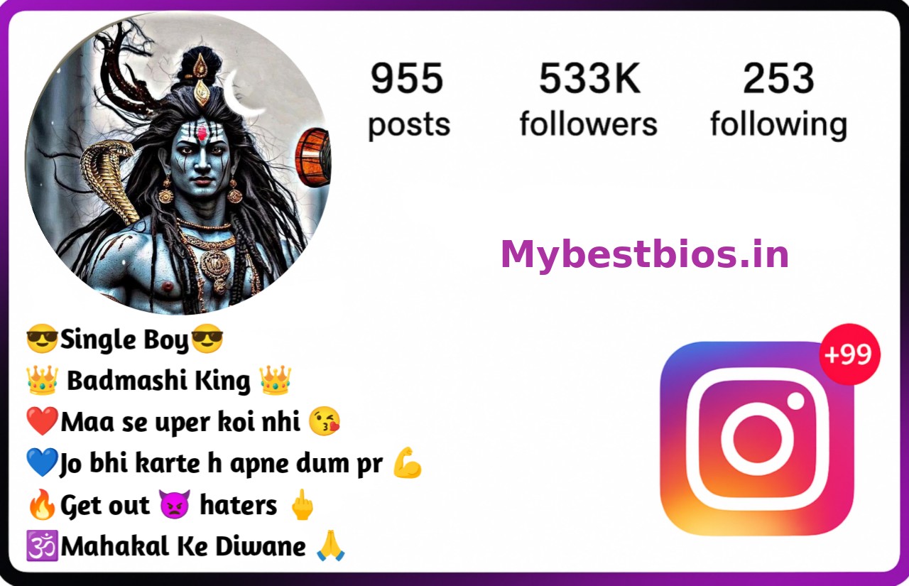 Mahakal Bio For Instagram 1